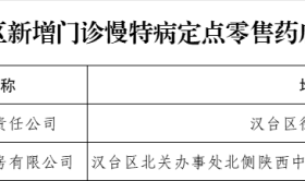 漢臺新增多個定點醫(yī)藥機構(gòu)！地址→縮略圖